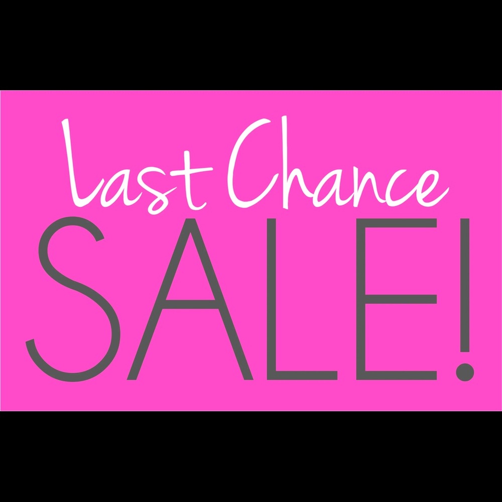 Last chance sale until 10/31